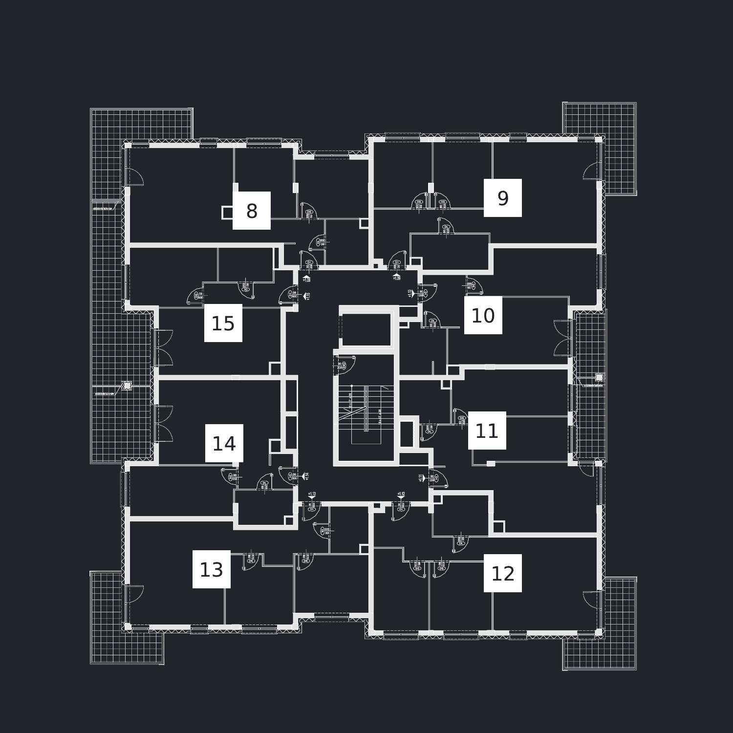 Blok A – piętro 1