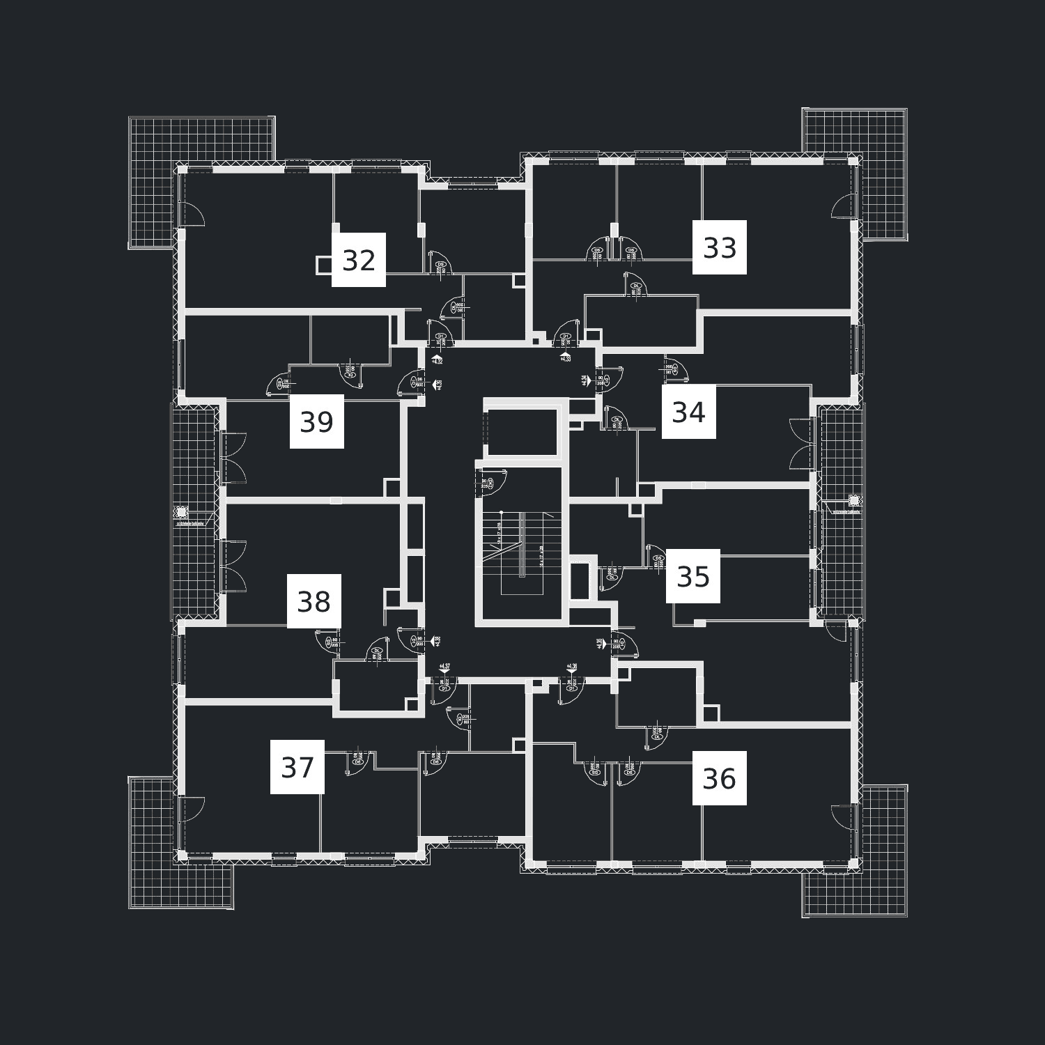 Blok A – piętro 4